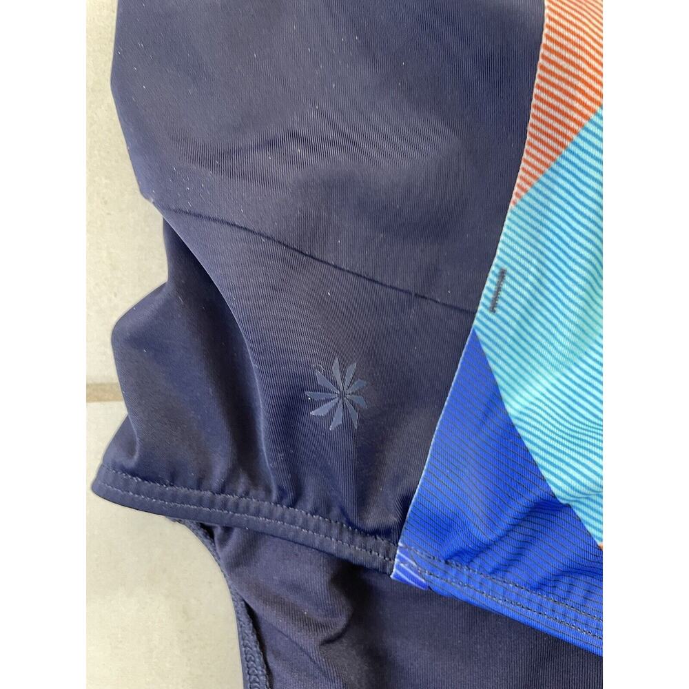 Athleta Swim One Piece Swimsuit Bondi Print Keyhole Swimwear - Picture 5 of 10